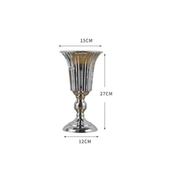 Vases |   Flower Vessel Wedding Site Decoration Flower Vessels Hotel Bars Restaurants Dining Tables Vases Craft Vases gold