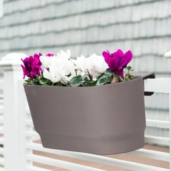 Vases |   Hanging Flower Pot Large Capacity Impact Resistance Drain Hole Design Plant Container Flowerpot Garden Supplies Vases blue