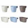 Vases |   Hanging Flower Pot Large Capacity Impact Resistance Drain Hole Design Plant Container Flowerpot Garden Supplies Vases blue