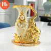 Vases |   Hi European Style Ceramic Flower Vase Floral Vases Desktop Decor Left Elephant Vases as the picture