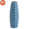 Vases |   Hi Floral Vase Imitation Ceramic Elegent Style Diy Nordic Style Desktop Standing Party Plant Flower Gifts Vase For Household Decoration Vases blue