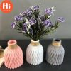 Vases |   Hi Plastic Flower Vase Origami Imitation Ceramic Basket Home Nordic For Decor Vase Vases grey