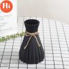 Vases |   Hi Plastic Vases Home Decoration Anti-Ceramic Vases European Wedding Modern Decorations Rattan-Like Unbreakable Creative Simplicity Vases black