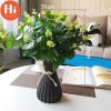 Vases |   Hi Plastic Vases Home Decoration Anti-Ceramic Vases European Wedding Modern Decorations Rattan-Like Unbreakable Creative Simplicity Vases black