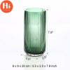 Vases |   Hi Tomfeel Vertical Decoration Vase Modern Vase Glass Transparent Hydroponic Flower Arrangement Livinghi Vases army green