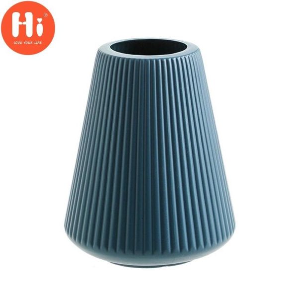 Vases |   Hi Vase Creative Hydroponic Plastic European Style Flower Pot For Home Vases as the picture