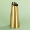 Vases |   Modern Stainless Steel Vase Large Capacity Sturdy Diy Vases golden