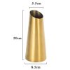 Vases |   Modern Stainless Steel Vase Large Capacity Sturdy Diy Vases golden