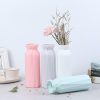 Vases |   Plastic Flower Vase Creative Nordic Decoration Home Imitation Ceramic Vase Vases gray