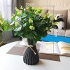 Vases |   Plastic Vases Home Decoration Anti-Ceramic Vases European Wedding Modern Decorations Rattan-Like Unbreakable Creative Simplicity Vases black