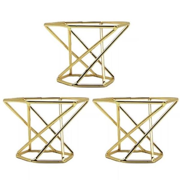 Vases |   Practical Fern Plant Stand Ornamental Anti-Corrosion Compact Vases golden