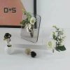 Vases |   Transparent Flower Vase Attractive Creative Desktop Plant Holder Decor Vases blue