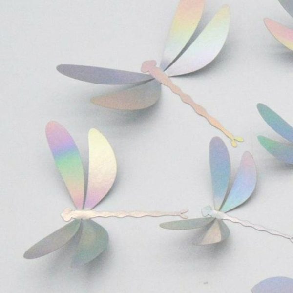 Wall Stickers |   12Pcs Wall Sticker Removable 3D Minimalist Imitation Dragonfly Decals Swallow Wall Stickers Wall Stickers golden