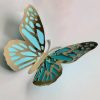 Wall Stickers |   12Pcs/Set Wall Stickers Double-Layered Removable Paper Artistic Wall Glitter Butterfly Wall Stickers blue