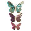 Wall Stickers |   12Pcs/Set Wall Stickers Double-Layered Removable Paper Artistic Wall Glitter Butterfly Wall Stickers blue