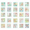 Wall Stickers |   25Pcs Cute Stickers Set Easy To Peel Stick High-Definition Printing Lovely Wide Application Stickers For Girls Wall Stickers blue