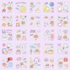 Wall Stickers |   25Pcs Cute Stickers Set Easy To Peel Stick High-Definition Printing Lovely Wide Application Stickers For Girls Wall Stickers blue