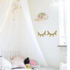 Wall Stickers |   2Pcs Wooden Eyelashes Diy Kids Bedroom Living Room Decal Wall Sticker Decoration Decorative Wall Stickers black