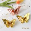 Wall Stickers |   3D Hollow Layered Butterfly Wall Stickers Golden Decorative Butterflies For Home Decor Fridge Diy Party Wedding Sticker Wall Stickers gold