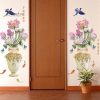 Wall Stickers |   3D Large Vase Wall Sticker Lotus Flower Decal Self-Adhesive Strong Stickiness Waterproof Pvc Sticker Wall Art Decoration Wall Stickers Wall Stickers