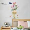 Wall Stickers |   3D Large Vase Wall Sticker Lotus Flower Decal Self-Adhesive Strong Stickiness Waterproof Pvc Sticker Wall Art Decoration Wall Stickers Wall Stickers