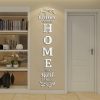 Wall Stickers |   3D Mirror Wall Stickers English Letters Home Family Self-Adhesive Acrylic Decals For Home Room Decor Wall Stickers black