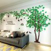 Wall Stickers |   3D Tree Acrylic Mirror Wall Sticker Decals Diy Art Tv Background Wall Poster Home Decoration Bedroom Living Room Wallstickers Wall Stickers blue