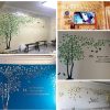 Wall Stickers |   3D Tree Acrylic Mirror Wall Sticker Decals Diy Art Tv Background Wall Poster Home Decoration Bedroom Living Room Wallstickers Wall Stickers blue