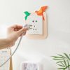 Wall Stickers |   Adhesive Cartoon Switch Sticker Practical Silicone Ornamental Convenient 3D Wall Decal Wall Stickers beige