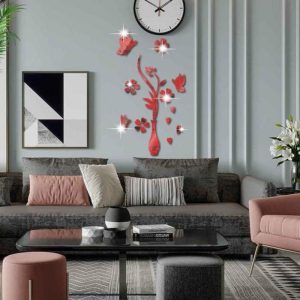 Wall Stickers |   Bright Color Wall Sticker Mirror Surface Beauty Increase Vitality Window Decals Wall Stickers black