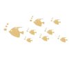 Wall Stickers |   Bubble Fish Wall Stickers Ocean Fish Mirror Stickers Acrylic Mirror Wall Stickers Wall Stickers gold