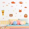 Wall Stickers |   Children’s Room Decoration Wall Sticker Cartoon Animals Hand-Painted Giraffe Sticker Self-Adhesive Sticker 98  32Cm Wall Stickers orange