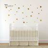 Wall Stickers |   Home Decor 39Pcs/Set Five-Pointed Star Removable Wall Stickers Kids Bedroom Decor Wall Stickers black