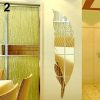 Wall Stickers |   Modern Removable Feather Diy Acrylic Mirror Wall Sticker Home Room Decoration Wall Stickers gold