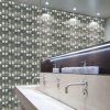 Wall Stickers |   (Nikita) 10Pc 3D Crystal Tile Stickers Diy Waterproof Selfadhesive Wall Stickers 10X10Cm Wall Stickers as the picture