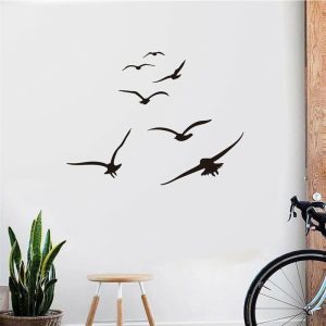 Wall Stickers |   (Nikita) Mobile Creative Wall Affixed With Decorative Wall Window Decoration Wall Stickers black