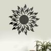 Wall Stickers |   Practical Mirror Wall Decor Ornamental No Residue Acrylic Bedroom Sunflower 3D Background Wallpaper Wall Stickers black