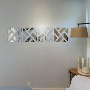 Wall Stickers |   Ramidos 32Pcs 3D Mirror Acrylic Wall Sticker Diy Art Vinyl Decal Home Decor Removable Wall Stickers black