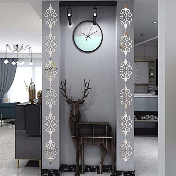 Wall Stickers |   Wcic New 10Pcs Acrylic Mirrors Decorative Wall Stickers Home Decor Living Room Mirror Wall Sticker Wall Stickers black