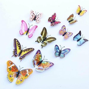 Wall Stickers |   Yousheng Fashion Household Decor 3D Butterfly Glow In Dark Magnetic Wall Sticker Wall Stickers Wall Stickers