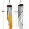 Wind Chimes & Hanging Decorations |   12 Tubes Wind Chimes For Outside 55Cm Gold Silver Pendant Aluminum Tube Metal Pipe Wind Chimes For Home Garden Patio Terrace Balcony Decoration Wind Chimes & Hanging Decorations gold