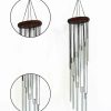 Wind Chimes & Hanging Decorations |   12 Tubes Wind Chimes For Outside 55Cm Gold Silver Pendant Aluminum Tube Metal Pipe Wind Chimes For Home Garden Patio Terrace Balcony Decoration Wind Chimes & Hanging Decorations gold