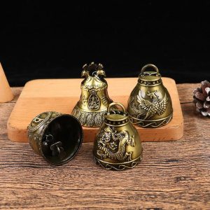 Wind Chimes & Hanging Decorations |   1Pc Antique Bell For Good Luck Lucky Blessing Feng Shui Wind Chime Bell Wind Chimes & Hanging Decorations as the picture