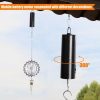 Wind Chimes & Hanging Decorations |   Battery Operated Heavy Duty Easy To Hang Multi-Purpose Wind Spinner Chimes Garden Decor Accessory Wind Chimes & Hanging Decorations black