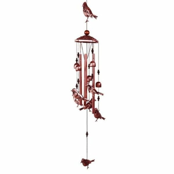 Wind Chimes & Hanging Decorations |   Bird Wind Chimes 4 Aluminum Tubes 6 Bells 7 Birds Windbells For Indoor Outdoor Decoration Wind Chimes & Hanging Decorations multicolor