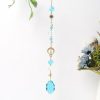 Wind Chimes & Hanging Decorations |   Decorative Windchimes Pendant Vitality Prisms Eye-Catching Well Reflected Increase Sun Catcher Home Decor Wind Chimes & Hanging Decorations blue