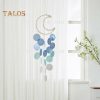 Wind Chimes & Hanging Decorations |   Dream Catcher Pendant Easy Installation Ornamental Fine Workmanship Unique Shell Moon Dream Wind Chimes Balcony Decor Wind Chimes & Hanging Decorations blue