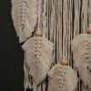 Wind Chimes & Hanging Decorations |   Dream Catchers Handmade Woven Dreamcatchers For Wall Hanging Decoration With Leaves Large Dream Wind Chimes & Hanging Decorations beige