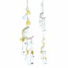 Wind Chimes & Hanging Decorations |   Hanging Pendant Delicate Star Moon Decorative Faux Crystal Attractive Windchime Sun Catcher For Living Room Wind Chimes & Hanging Decorations golden