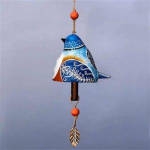 Wind Chimes & Hanging Decorations |   Hanging Windbell Distinctive Fantastic Long Lasting Fashion Relieve Pressure Bird For Corridor Wind Chimes & Hanging Decorations blue